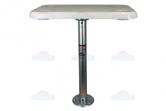 Plastic table assembly rectangular